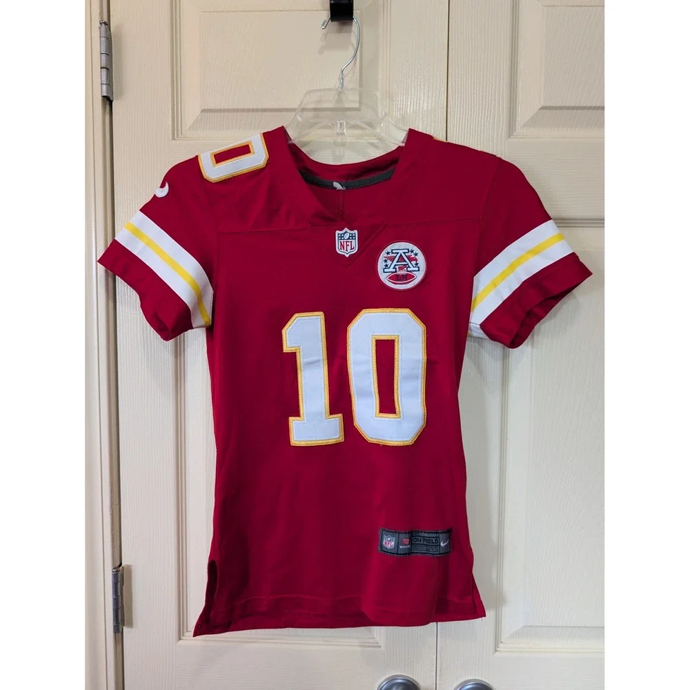 Nike Kansas City Chiefs Tyreek Hill 10 Stitched Football Jersey Red Kids Small